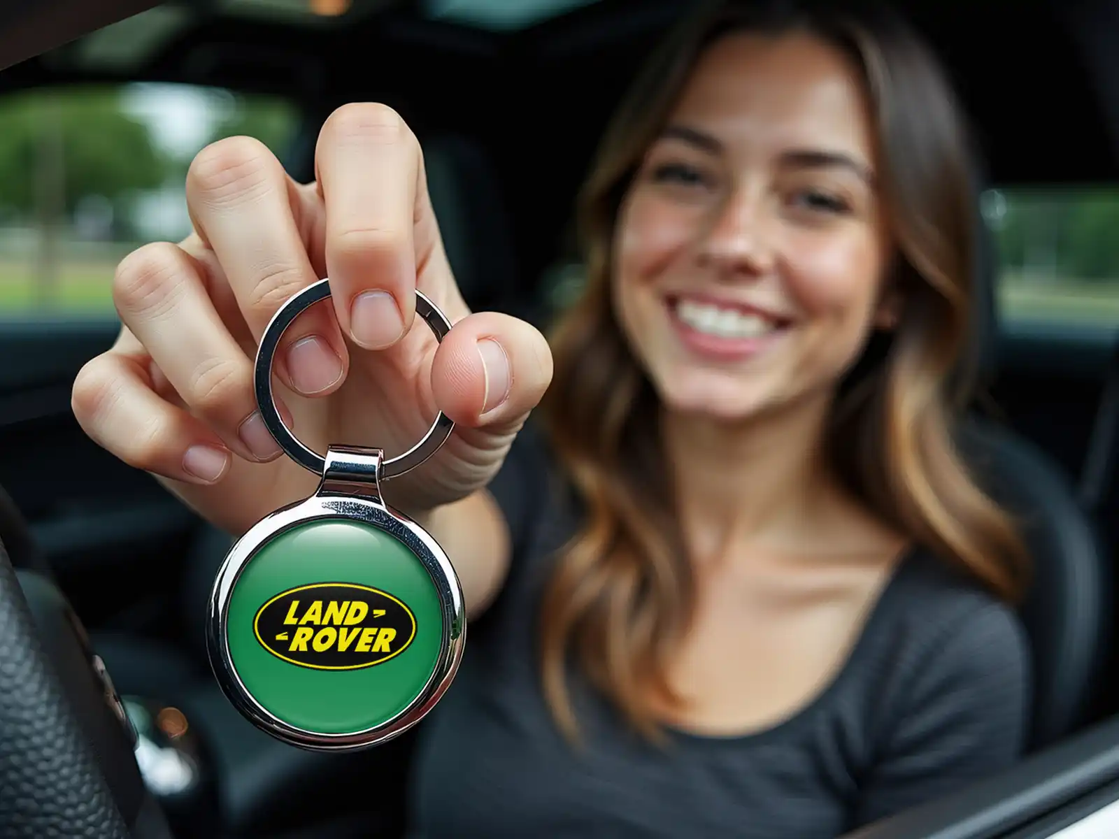 Land Rover Anelli Chiave Personalizzati Lega Logo Durevole
